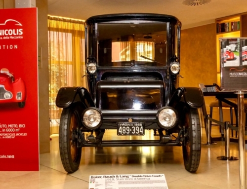 VILLAFRANCA. IL MUSEO NICOLIS PROTAGONISTA CON UNA DELLE PRIME AUTO ELETTRICHE DI INIZIO ‘900: BAKER, RAUCH & LANG “DOUBLE DRIVE COACH”.