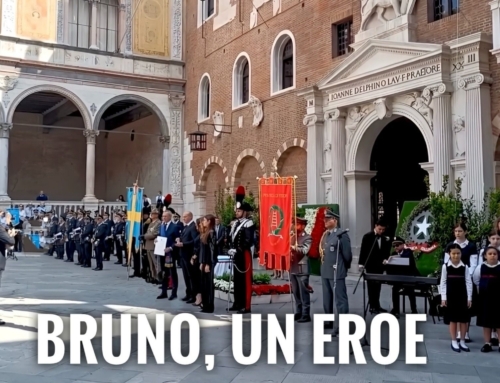 VERONA. IL PREFETTO CONSEGNA LA MEDAGLIA D’ORO AL VALOR CIVILE ALLA MEMORIA A BRUNO PADOVANI. UN EROE, ORGOGLIO DELLA CITTÀ DI NOGARA.