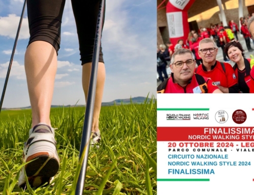 LEGNAGO. DOMENICA AL PARCO COMUNALE LA FINALISSIMA ITALIANA DI NORDIC WALKING STYLE PROMOSSA DALL’ASSOCIAZIONE LEGNAGHESE DI VIRGINIA FACCIO.