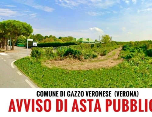 COMUNE DI GAZZO VERONESE: AVVISO DI ASTA PUBBLICA IN FRAZIONE CORREZZO VIA FRESCÀ.