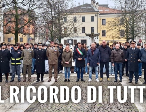 LEGNAGO. 10 FEBBRAIO GIORNO DEL RICORDO: IL SINDACO ONORA LE VITTIME DELLE FOIBE E GLI ESULI ISTRIANI IN PIAZZA SAN MARTINO.